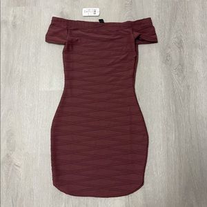 Off The Shoulder Mini Dress